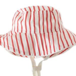 Pehr Organic Bucket Hat Size 6-12 Months Tomato